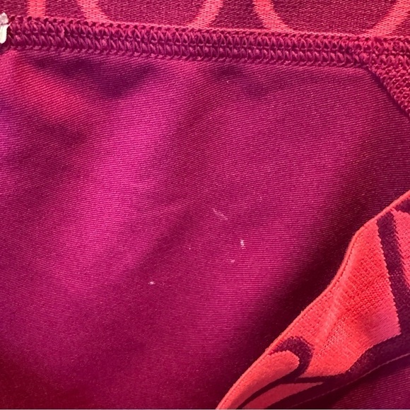 Under Armour Big Logo UA Women’s Compression Shorts Fushia Deep Pink - Picture 8 of 14